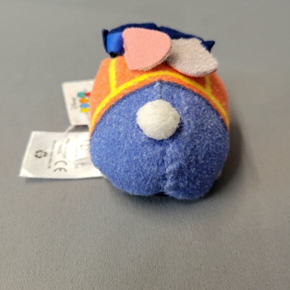 Zootopia Disney Tsum Tsum Bunny Judy Hopps Plush Toy Orange Blue 3" Long New - Picture 4 of 16